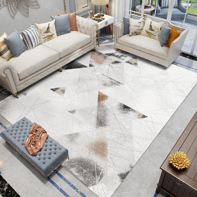 Moderne minimalistische Teppiche für Schlafzimmer, großer Bereich, Wohnzimmerdekoration, abstrakter Teppich, Heim-Rutschmatte, leichter Luxus-Lounge-Teppich