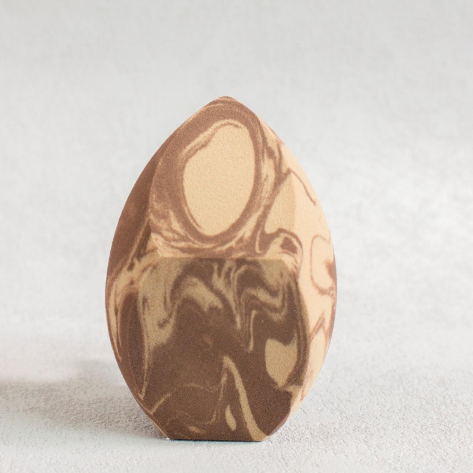 Гигантская губка для макияжа с четырехгранной поверхностью, не впитывающая - Губка для контуринга, цветная, для сухого/влажного использования - Используйте ультрамягкую губку для макияжа One Size