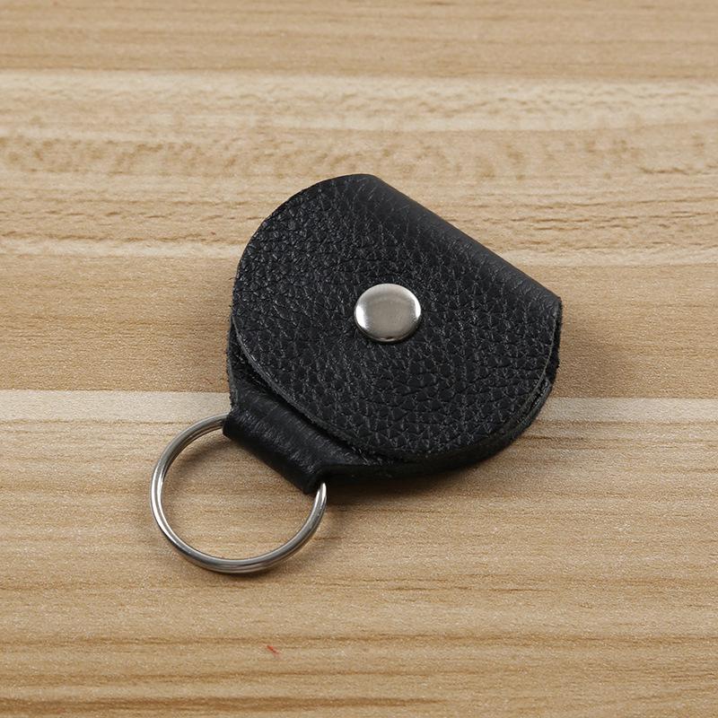 

Cowhide Leather Guitar Pick Holder Keyring