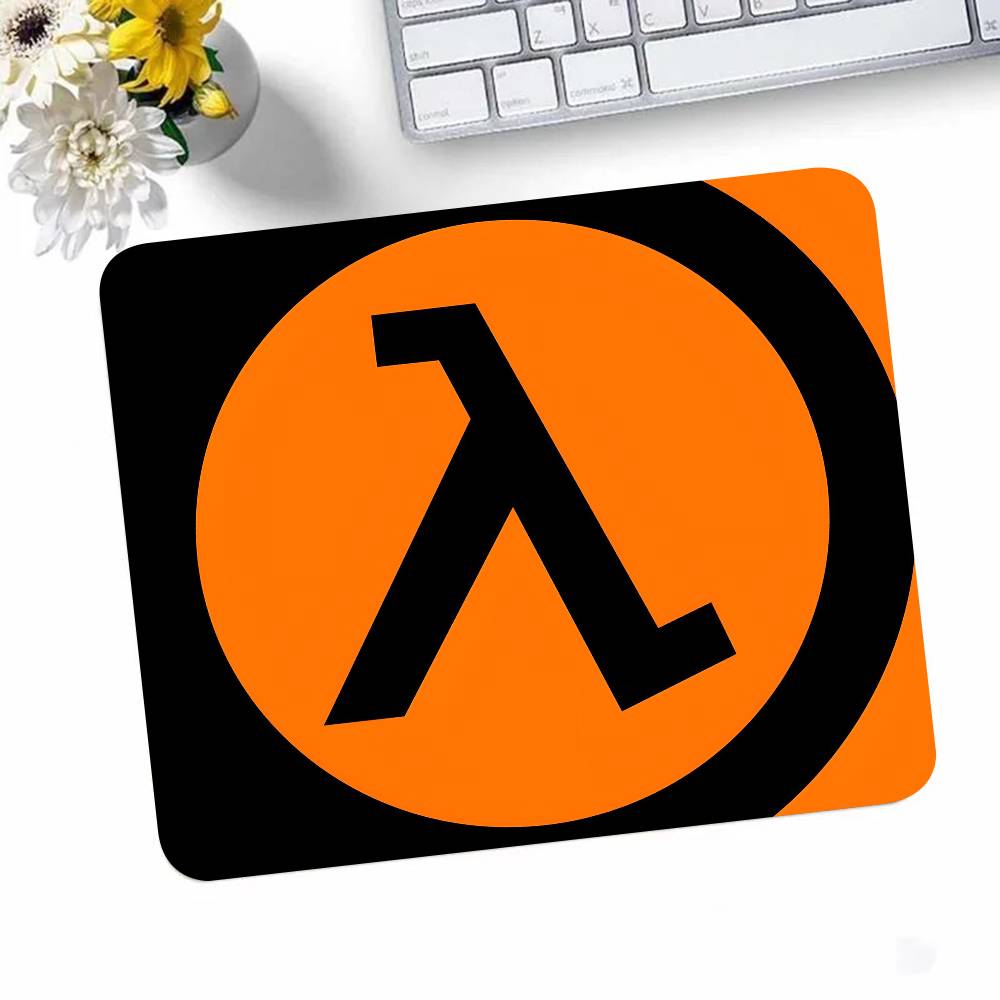 Game Half-Life Mousepad Small LockEdge Mouse Pad For Gamers Computer Desk Pad Rectangular Anti-slip Rubber