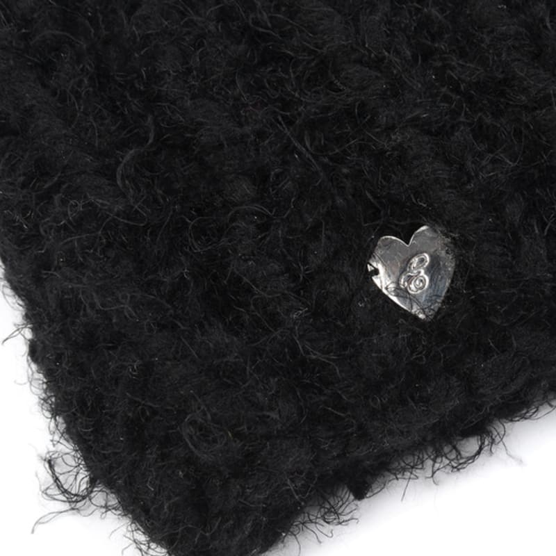 Eireve HANDGEHÄKELTES STIRNBAND OHRWÄRMER (SCHWARZ)