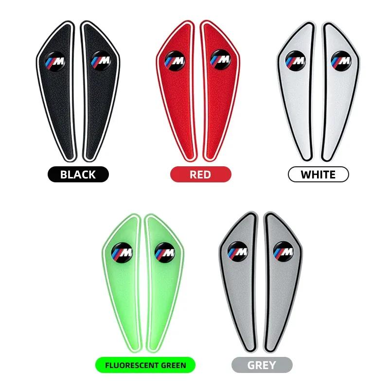 Car Styling 4pcs Rubber Door Edge Protector Stickers Anti Collision Strips For M M3 M4 F07 F34 F30 F20 F10 E60 E46 E53