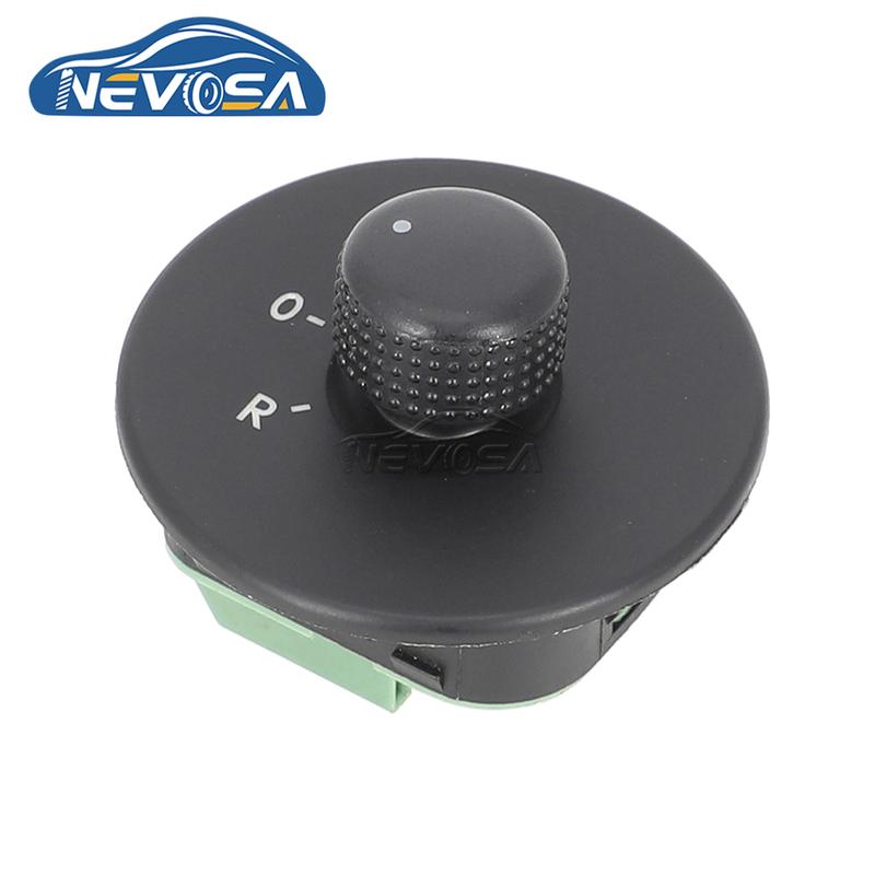 NEVOSA 6K1959565E For VW Volkswagen Polo Master Electric Driver Side View Mirror Switch Control Knob Rearview Button Auto Parts