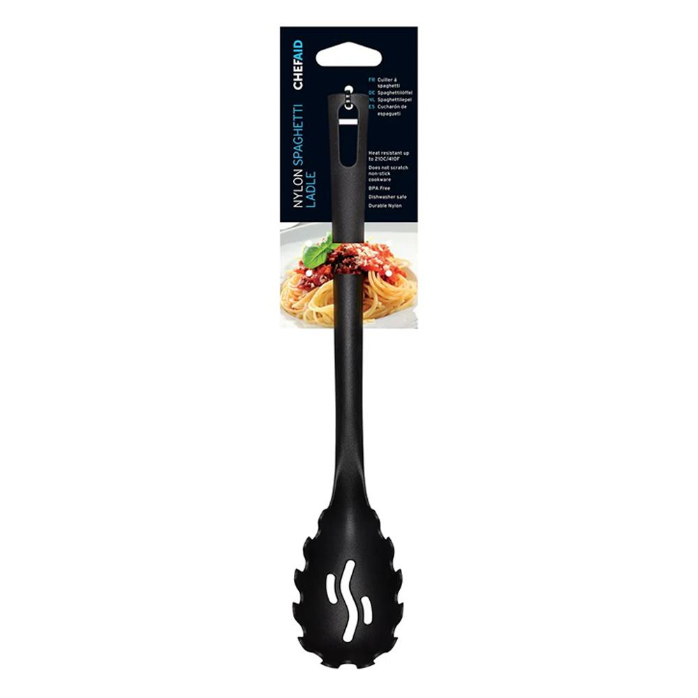Chef Aid Mestolo per Spaghetti in Nylon Nero