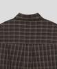 SLOW RECORD HOUSE Cane Check Shirt_Brown