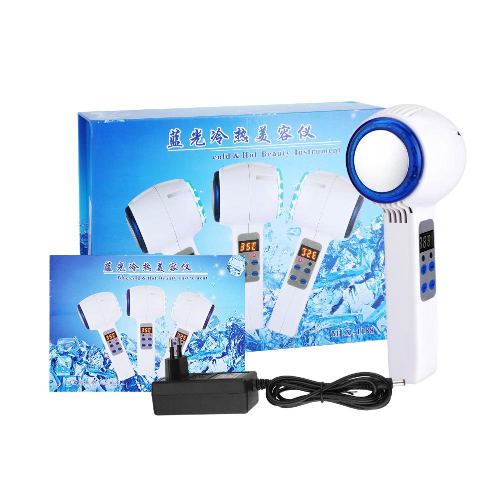 Hot Cold Hammer Cryotherapy Blue Photon Treatment Skin Beauty Massager