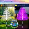 Christmas Tree Solar Fiber Jellyfish Lamp Waterproof Floodlight Jellyfish Lights 7 Colors Led Christmas Tree Light Outdoor