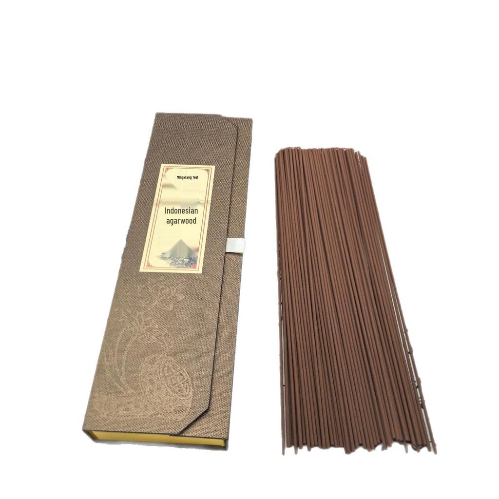 Natural Agarwood & Sandalwood Incense Gift Box - Aloeswood Sticks for Buddha & Indoor Use