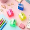 Two-Hole Pencil Sharpener for Elementary Students, School Pencil Sharpening Tool for Kids