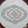 Ins Lace Table Cloth Decoration Tablecloth Embroidery Cup Pad Coaster Aesthetic Lace Cloth Tabletop Decoration Home Decor