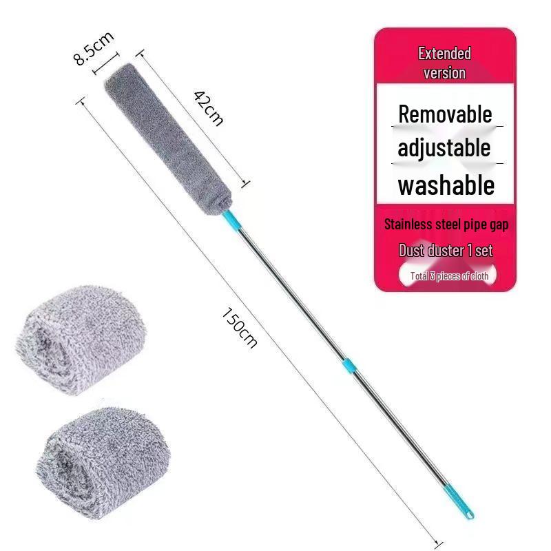 Under-Bed Cleaning Tool: Dust Sweeper & Feather Duster