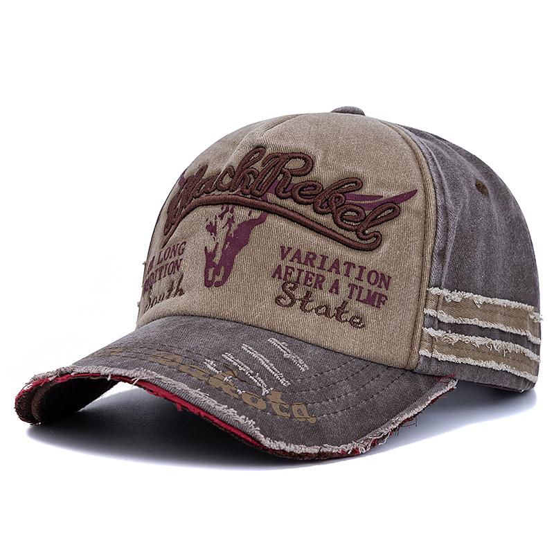 Hot Sale Unisex Premium Washed Vintage Cap Cow Head Pattern Baseball Caps Men Women Outdoor Sports Hats Cap