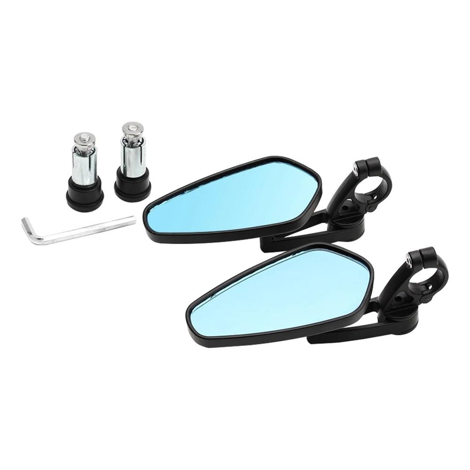 

Motorcycle Rearview Mirror, Motorcycle Handlebar Bar End Mirror, Fit for Kawasaki Z900 Z900SE Z650 One Size