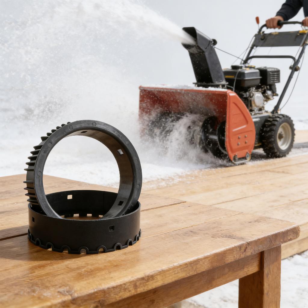 For Craftsman Snowblower Inner Outer Ring Retainer Ring Snow Management Black Snowblower Easy Installation Design