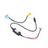 Car Relay Filter Rear View Camera Timer Delay with Reversing Adapter Cable Fit for RCD330G