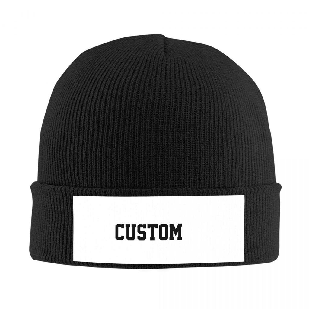 Custom Logo Knitted Caps Women's Men's Beanie Autumn Winter Hats Warm Caps