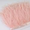 13-18CM 6M Ostrich Feather Trim Cloth Belt for Sewing DIY Feather Ribbon Fringe Wedding Dress Clothes Decoration