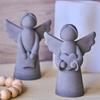 3D Cute Angel Silicone Candle Mold DIY Hand Held Love Star Girl Ornaments Making Soap Plaster Resin Molds Home Decor Craft Gifts