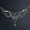 Elegant Butterfly Charm Multilayer Tassels Waist Chain Adjustable Body Chain Fashion Accessory for Parties