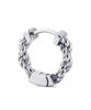 Lionheart LH-1 Rope Chain Hoop Earrings (Single) [Limited Edition] Surgical Stainless Steel (Hypoallergenic)