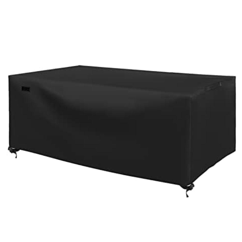 8ft Pool Table Cover with Waterproof Oxford Fabric Windproof Secure Buckles and Adjustable Drawstrings for Protection