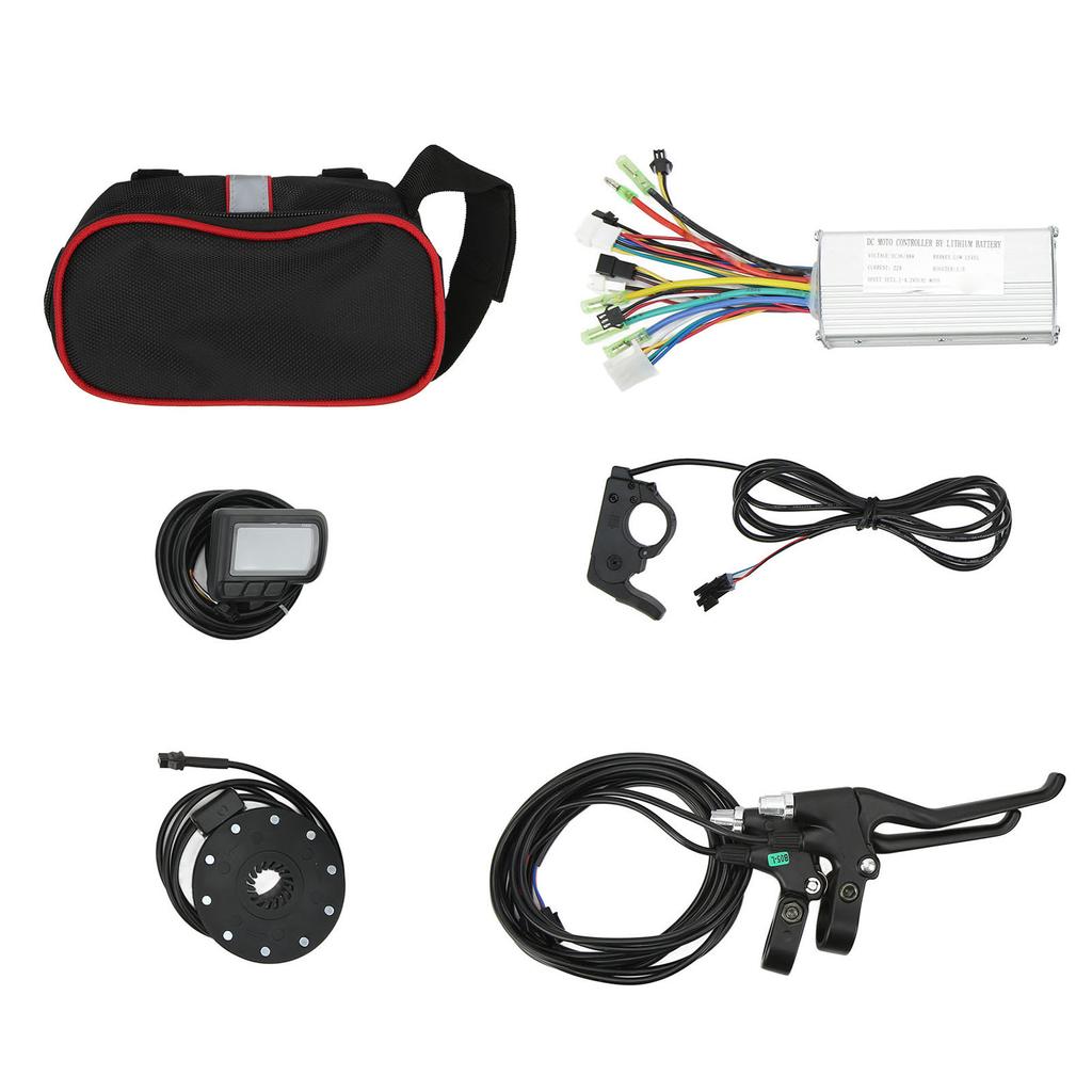 22A 36V 48V 500W Electric Bike Motor Controller EN06 Display Brake Lever Set Electric Bicycle Conversion Kit