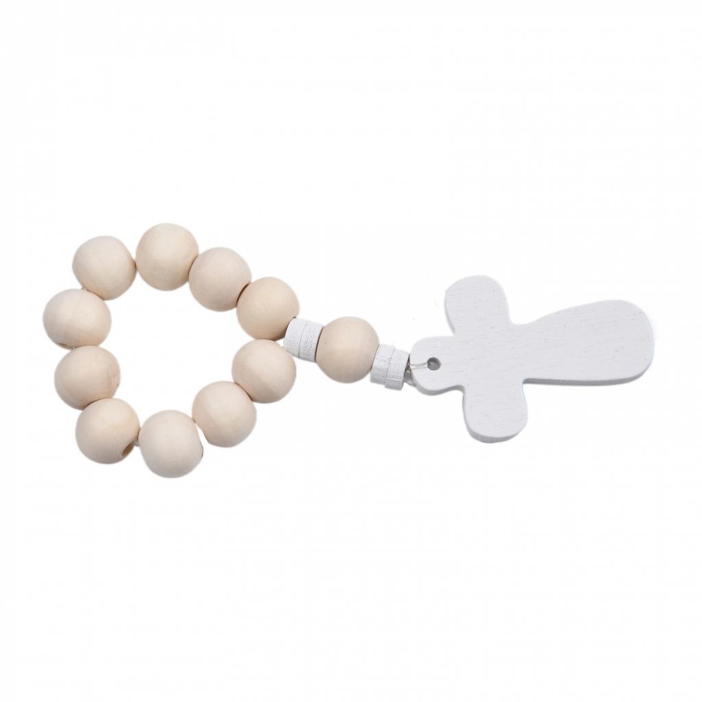 Baptismal Rosary Handmade Wooden Note Package Content