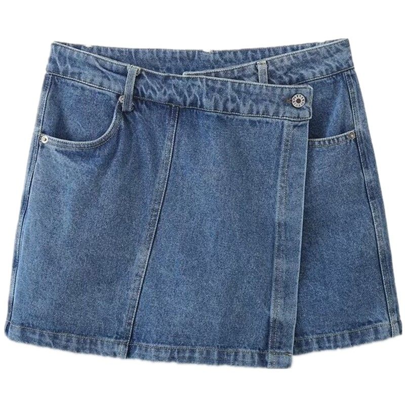 

Fashion Style 2024 Summer New Women s Clothing Easiest for Match Casual Denim T-shirt Shory Style Shirt 6164155 Culottes L