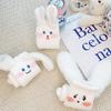 3D eared rabbit winter ultra-fine fiber sleep socks in a mountain shape