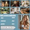 JIT Retro Metal Iron Sign - 8in×12in Blonde Woman With White Cup 2D Flat Decor Easy Install Indoor Outdoor Use