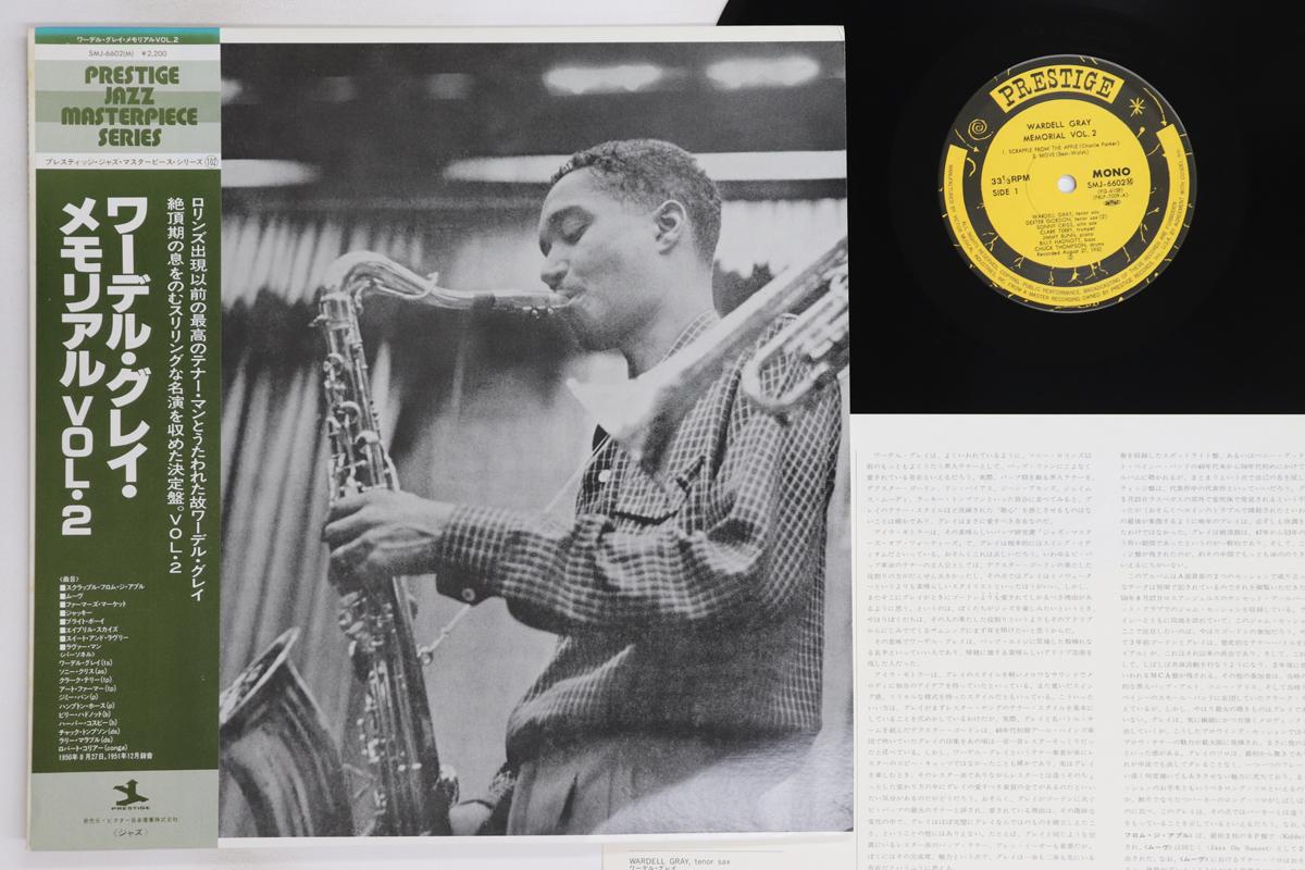 

LP Record WARDELL GRAY - Memorial Volume 2 SMJ6602 PRESTIGE 1979 Japan Obi Jazz Used