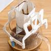 Drip Coffee Bag Stand Portable Ear Drip Coffee Bag Stand Reusable Coffee Filter Stand Outdoor Paper Drip Holder Rack for Home