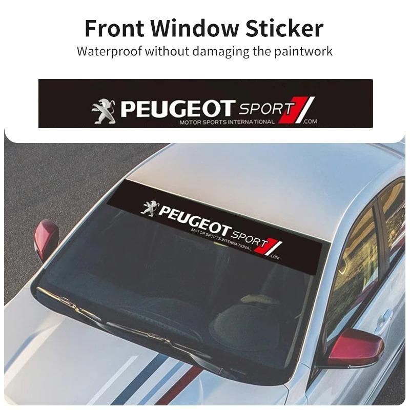 Peugeot Sport Windschutzscheiben Aufkleber Decal für Peugeot 206 207 208 307 308 408 508 2008 3008 5008 Rifter Expert Auto Styling Dekor