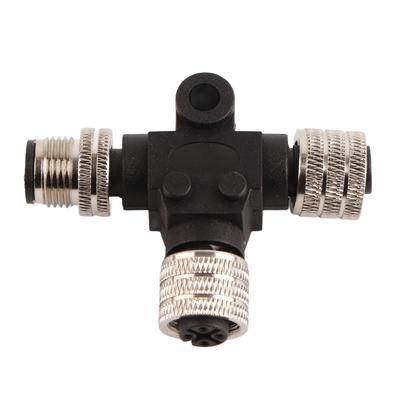 Tee Connector for NMEA 2000 M12 Thread 5 Pin IP67 Waterproof for Lowrance Networks