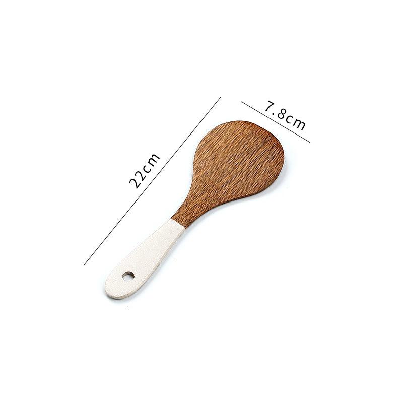 5PCS Natural Wooden Kitchen Utensils Set  Spatula Spoon Cooking Utensils Dinner Food Wok Shovel Kitchen Accessories