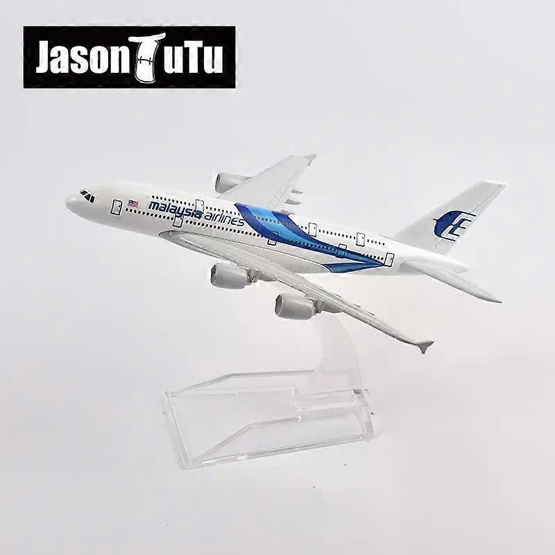 Malaysia Airlines Airbus A380 Airplane Model Aircraft Diecast Metal 1/400 Scale Planes