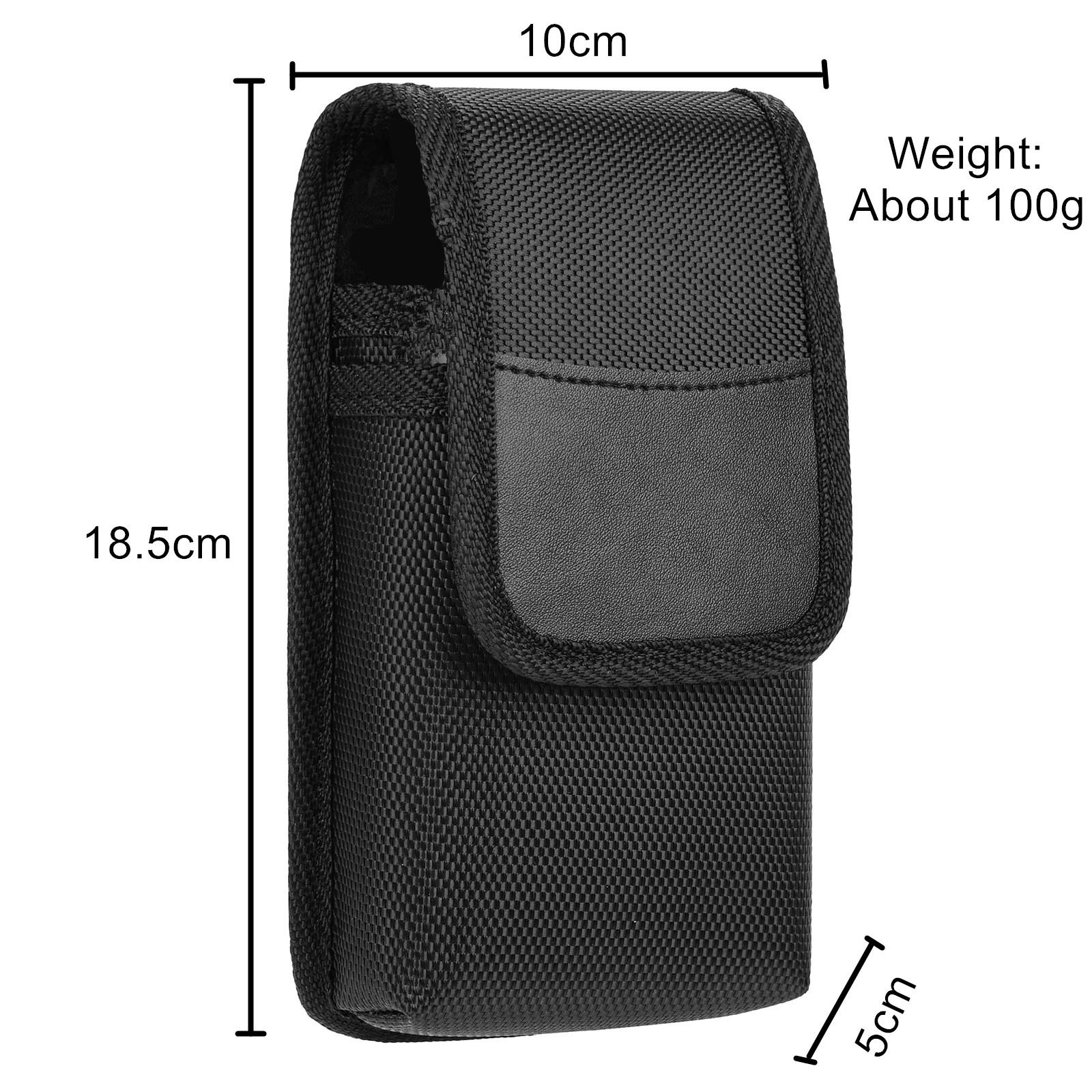 

Multi functional Durable Dual Phone Oxford Cloth Waist Bag Protective Case Phone Hanging Bag Phone Bag For Apple iPhone Samsung чёрный