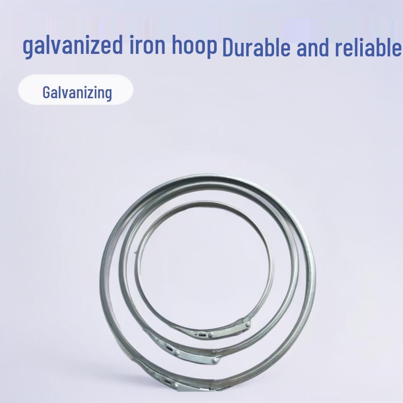 

Galvanized Iron Hoop for Large Open Barrels