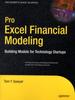 Bok Pro Excel Financial Modeling : Building Models for Technology Startups