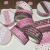 Sweet Pink Brown Strawberry Tape Flash Sand Hand Account Decorative Tape Collage Planner Diy School Stationary Sticker Gift