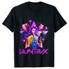 Kpop Demon Hunters Cartoon T-shirt for Chrildren  O-neck T-shirts 2025 Hot Movies Same Tshirts Fans Gifts Y2K High Street Tops