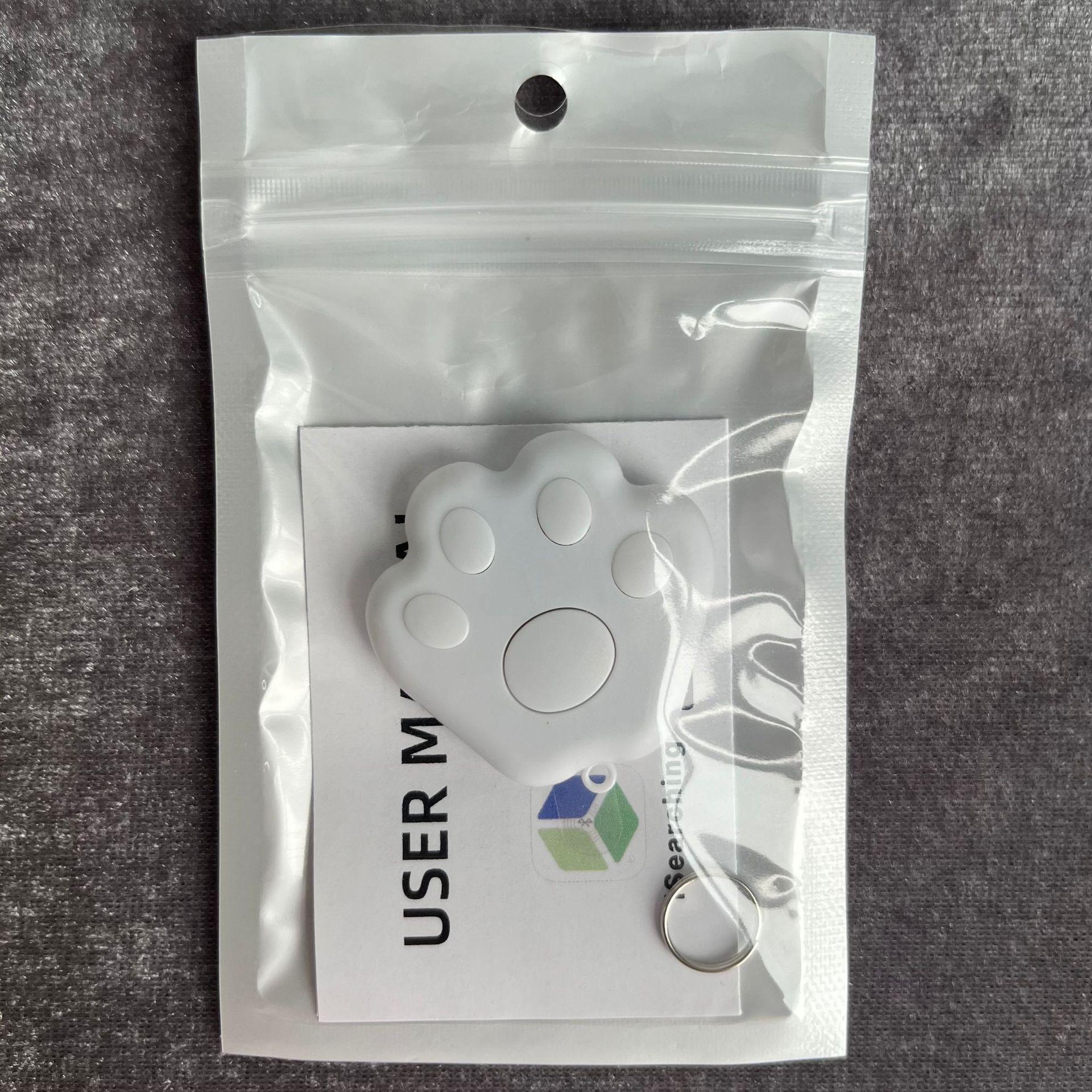 

Smart Bluetooth Dog Paw Finder: Two-Way Anti-Lost Pet Locator with Alarm.