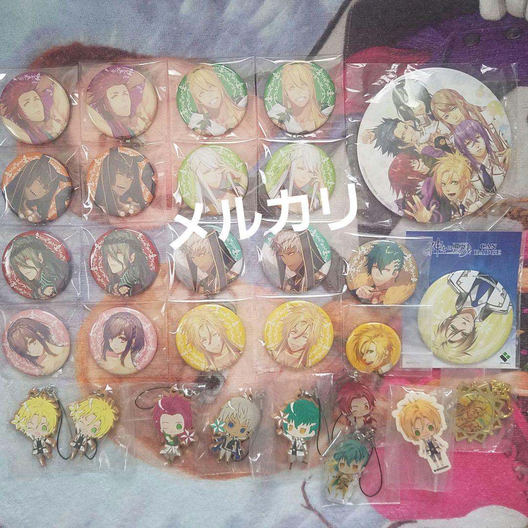 

[USED] Kamigami no Asobi (Mischief of the Gods) Can Badge Illustration Collection Set Comiket Kazukiyone