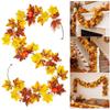 Autumn Maple Leaf Vine: Artificial Greenery for Halloween & Outdoor Decor