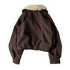 155pipipi European Style Women's Short Parka with Imitation Lamb Wool Collar - Thickened Winter Coat 2025