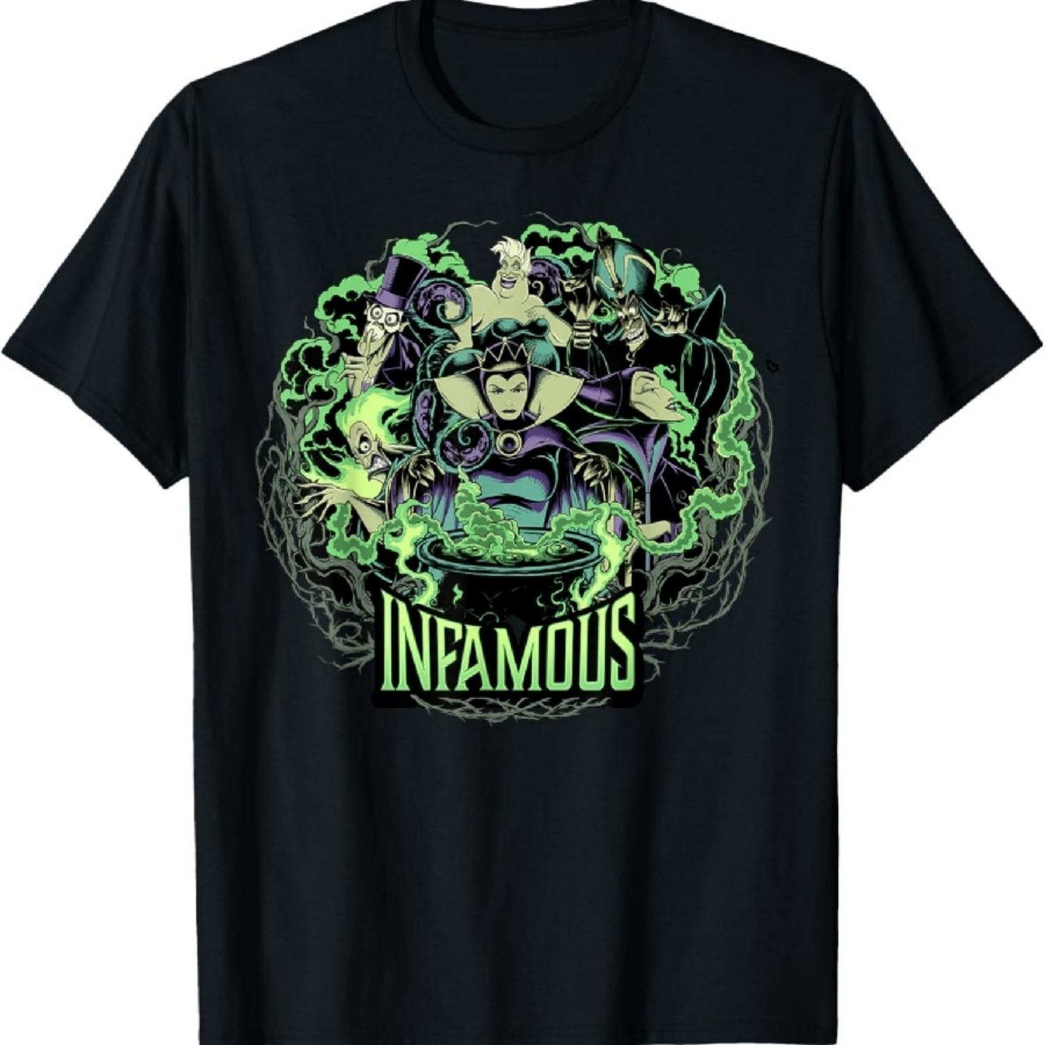 Disney Villains Infamous Evil Group T-Shirt XXXXXL разноцветный