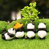 4 Stuks Kungfu Panda's Auto Interieur Middenconsole Navigatiescherm Decoratie Dieren Navigatie Decoratie Voor Computerscherm #470083