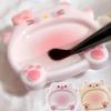 Cute Cartoon Pig Cat Palette DIY Mini Portable Nail Art Palette Manicure Organization Nails Polish Templates Painting Boards