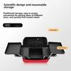 Large Capacity Multifunctional Cosmetic Box with Double-Opening Oxford Cloth for Makeup, Nail Art, and Embroidery Tools
