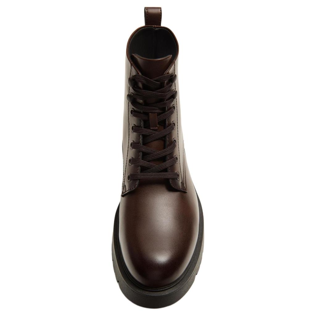 Zara Comfortable Simple Elegant Fashion Trendy Short Martin Boots Men Boots Brown 12055520700